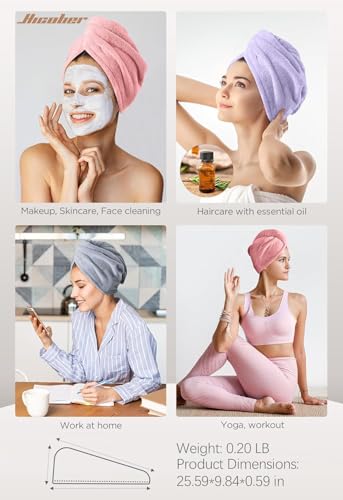 Save 58% on Hicober Microfiber Hair Towels (3-Pack) - Image 5