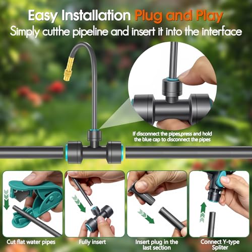 Save 40% on CyberOrd 360° Adjustable Drip Irrigation System Kit - Image 5