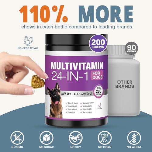 50% Off TTLXBL 24-in-1 Dog Multivitamin Chews (200 Ct) - Image 5