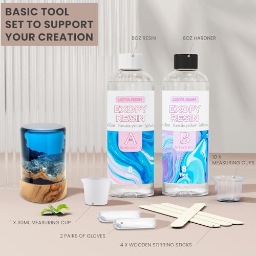 40% Off LEEYA RESIN Crystal Clear Epoxy Kit for DIY Crafts - Image 5