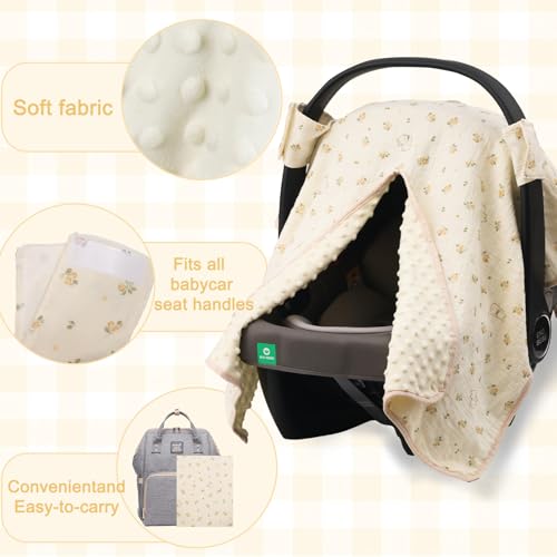 36% Off YOQIE 2-in-1 Baby Car Seat Cover & Canopy - Image 4