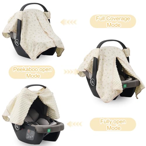 36% Off YOQIE 2-in-1 Baby Car Seat Cover & Canopy - Image 5