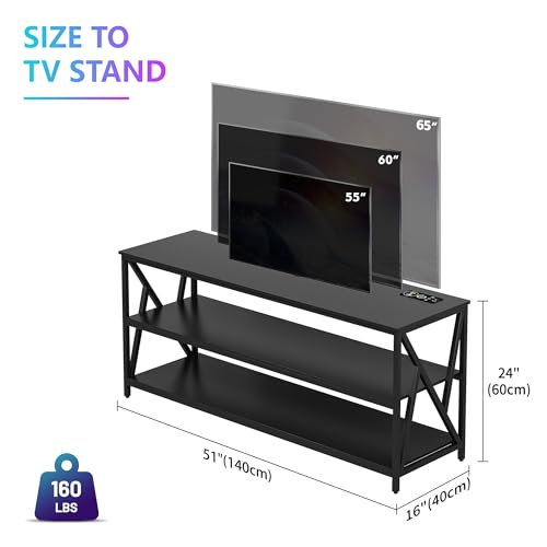53% Off Lvifur RGB TV Stand with Wireless Charging - Image 6