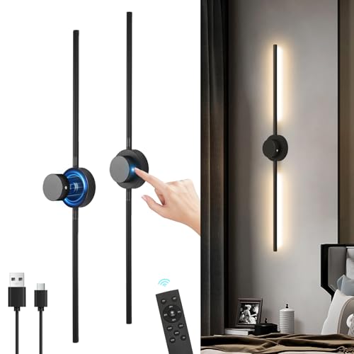 50% Off AHAWILL Wireless Dimmable Wall Sconces with Remote