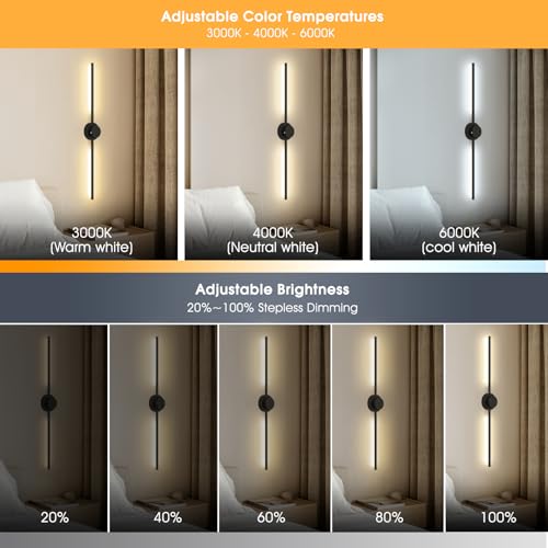 50% Off AHAWILL Wireless Dimmable Wall Sconces with Remote - Image 4