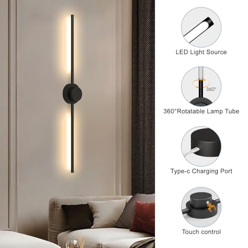 50% Off AHAWILL Wireless Dimmable Wall Sconces with Remote - Image 5