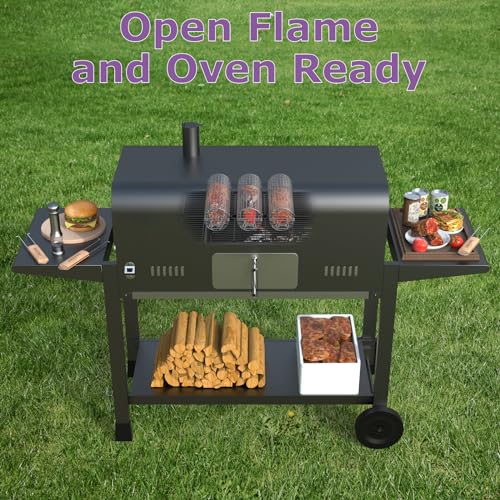 50% Off GAUYEBY Rolling Grill Basket with Removable Handle - Image 3