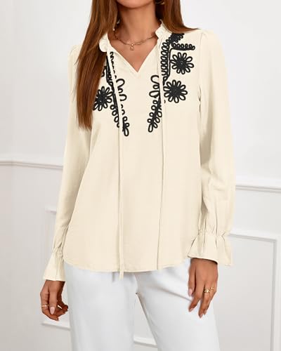 35% Off BTFBM Boho Embroidered Blouse - Use Code 3545EAW3 - Image 6