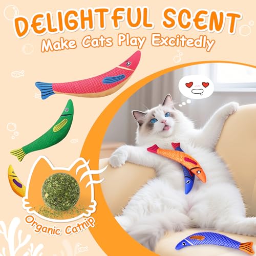 Save 36% on 6-Pack Interactive Catnip Toys with Sound - Image 4