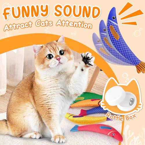 Save 36% on 6-Pack Interactive Catnip Toys with Sound - Image 5