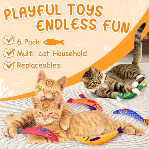 Save 36% on 6-Pack Interactive Catnip Toys with Sound - Image 7