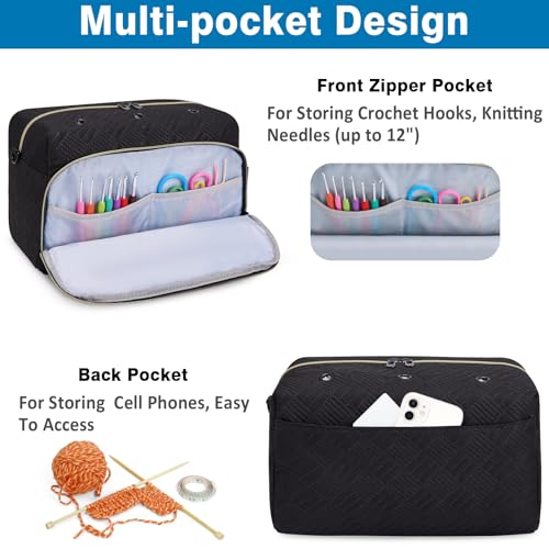 45% Off IBFUN Crochet Yarn Storage Bag Set with Code - Image 3