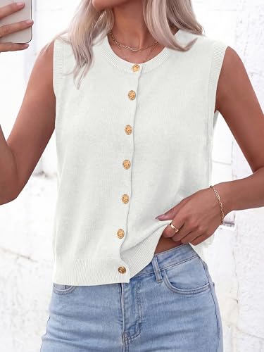 45% Off BTFBM Women's Casual Knit Sweater Vest - Image 4