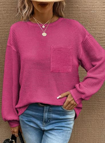 50% Off Dokotoo Women's Waffle Knit Tops & Crewneck Shirts - Image 2