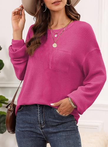 50% Off Dokotoo Women's Waffle Knit Tops & Crewneck Shirts - Image 4