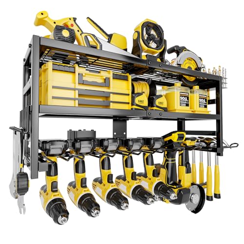 50% Off Heavy Duty Power Tool Organizer Wall Mount Rack