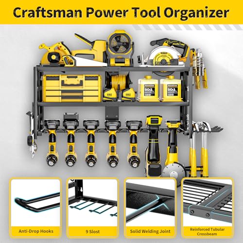 50% Off Heavy Duty Power Tool Organizer Wall Mount Rack - Image 5