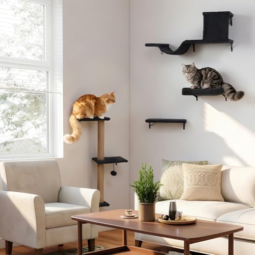 40% Off 5-in-1 Cat Wall Shelves with Code 9XMPT8TV - Image 2