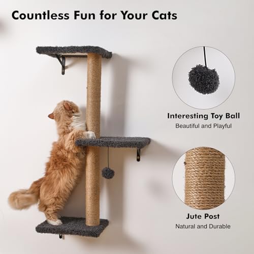 40% Off 5-in-1 Cat Wall Shelves with Code 9XMPT8TV - Image 6