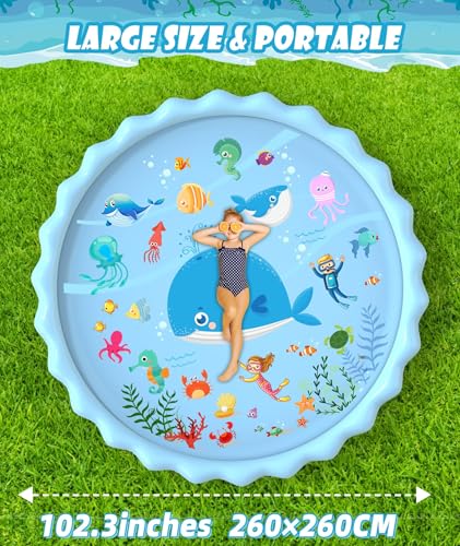 50% Off EPN Extra Large Splash Pad for Kids Summer Fun - Image 2