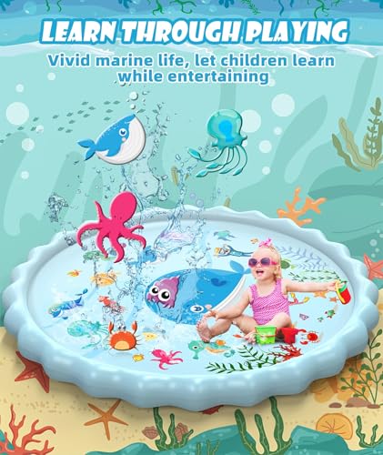 50% Off EPN Extra Large Splash Pad for Kids Summer Fun - Image 4