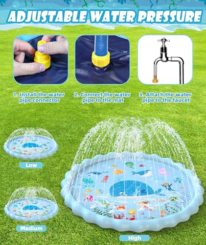50% Off EPN Extra Large Splash Pad for Kids Summer Fun - Image 6