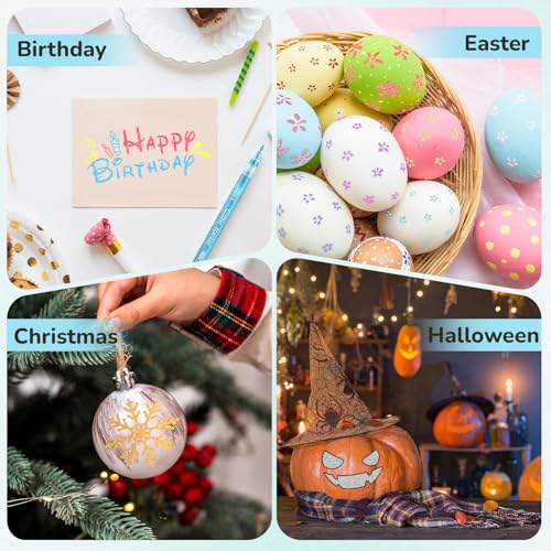 50% Off HOTU Glitter Markers - 12 Sparkly Colors for Crafts - Image 3