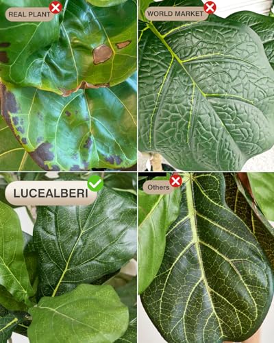 Save $20 on 5ft Artificial Fiddle Leaf Fig Tree with Planter - Image 4