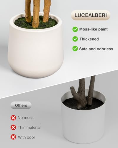 Save $20 on 5ft Artificial Fiddle Leaf Fig Tree with Planter - Image 5