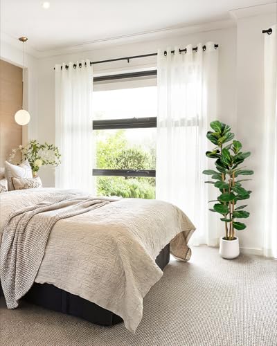 Save $20 on 5ft Artificial Fiddle Leaf Fig Tree with Planter - Image 7