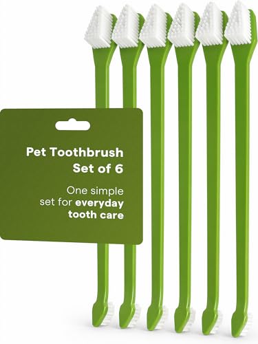 50% Off Pet Toothbrush Set for Dogs & Cats - 6-Pack - Image 1