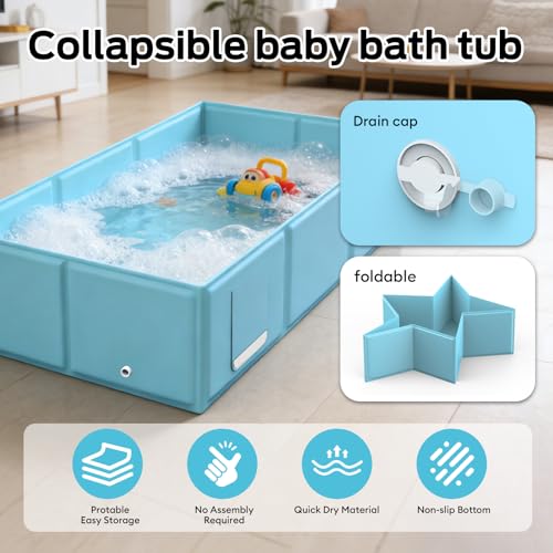 50% Off Collapsible Baby Bathtub with Code POKDBCDS - Image 4