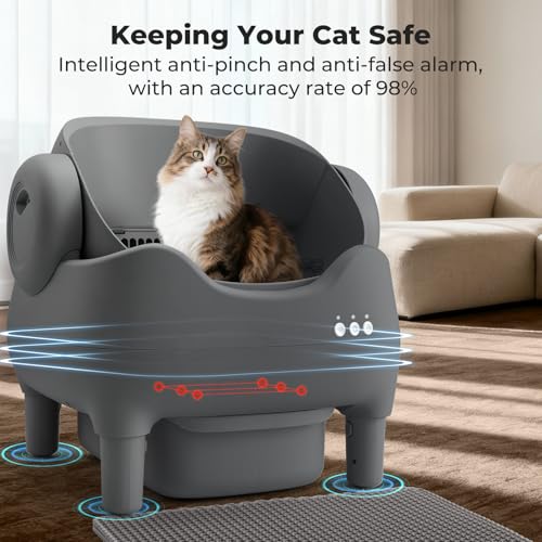 50% Off KITPLUS Self-Cleaning Litter Box with App Control - Image 3