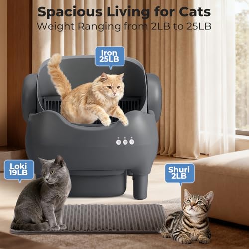 50% Off KITPLUS Self-Cleaning Litter Box with App Control - Image 6