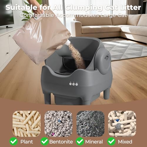 50% Off KITPLUS Self-Cleaning Litter Box with App Control - Image 7