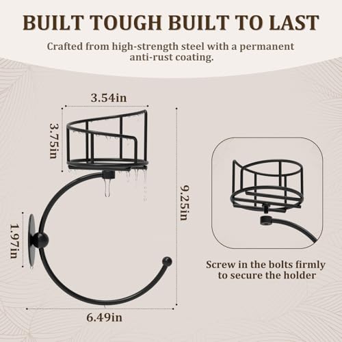 45% Off Vintage Hand Towel Holder with Candle Basket - Image 2