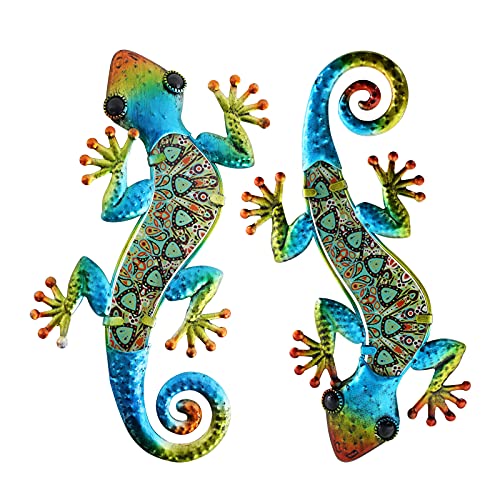 50% Off HONGLAND Metal Gecko Wall Decor Sculpture - Image 1