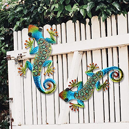 50% Off HONGLAND Metal Gecko Wall Decor Sculpture - Image 3