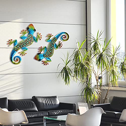 50% Off HONGLAND Metal Gecko Wall Decor Sculpture - Image 4