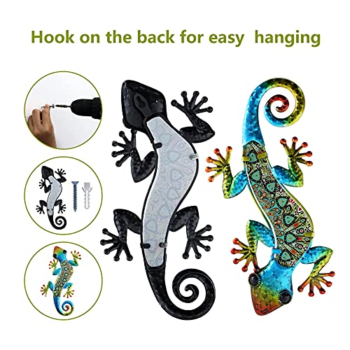 50% Off HONGLAND Metal Gecko Wall Decor Sculpture - Image 6