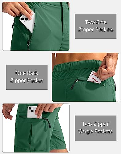 50% Off Pudolla Men's Lightweight Hiking Cargo Shorts - Image 4