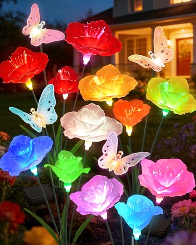 50% Off Solar Butterfly Garden Lights - 2 Pack - Image 1
