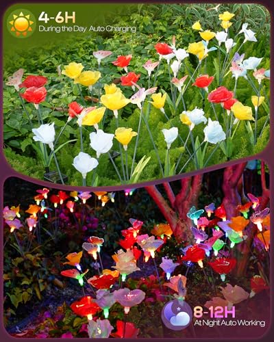 50% Off Solar Butterfly Garden Lights - 2 Pack - Image 6