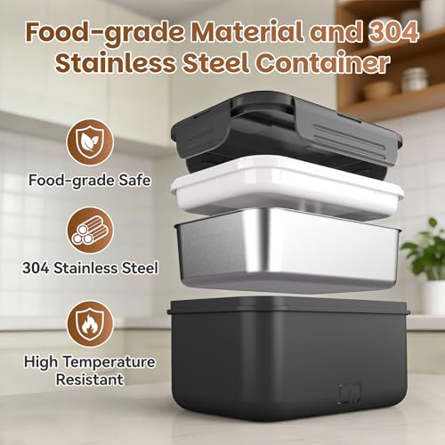 50% Off Vabaso Cordless Electric Heated Lunch Box - Image 3