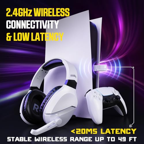 Save 33% on WolfLawS Wireless Gaming Headset with Noise Canceling Mic - Image 2