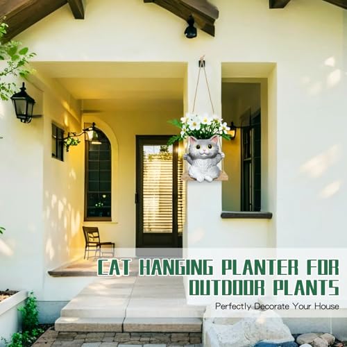 50% Off Cat Hanging Planters for Succulents & Home Decor - Image 6