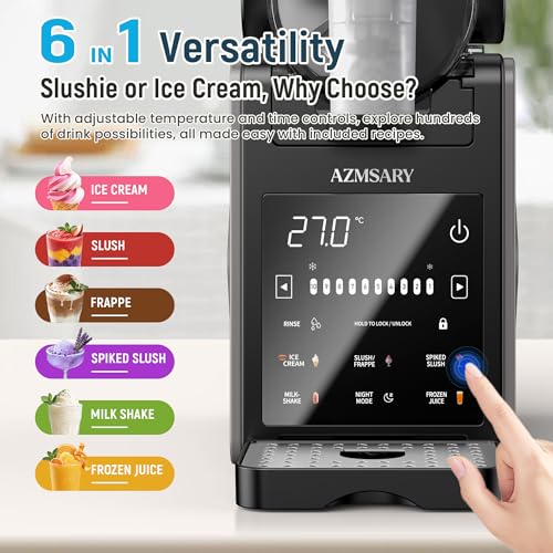 Save 26% on Azmsary 85oz Slushie & Ice Cream Machine - Image 3