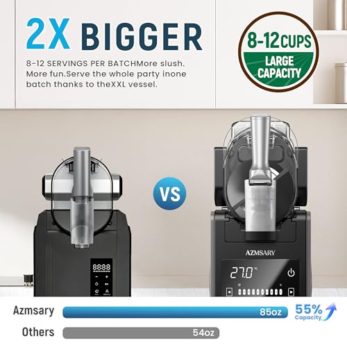 Save 26% on Azmsary 85oz Slushie & Ice Cream Machine - Image 4