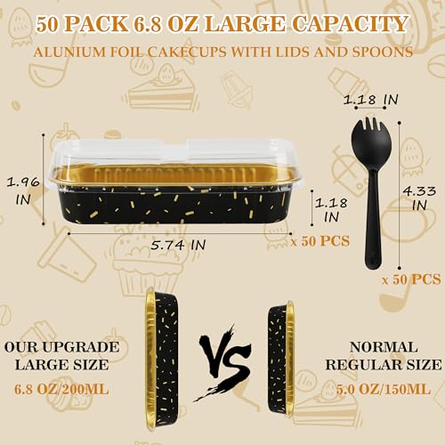 30% Off 50-Piece Disposable Aluminum Baking Pans with Lids - Image 2