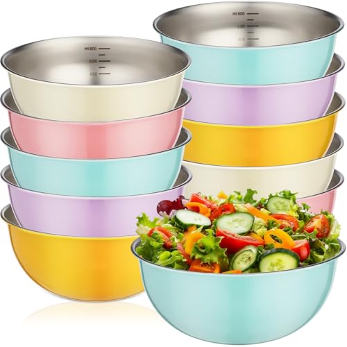 30% Off 10-Piece Stainless Steel Mixing Bowl Set - Image 1
